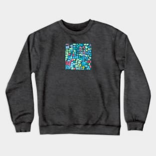 Colorful cobblestone pattern Crewneck Sweatshirt